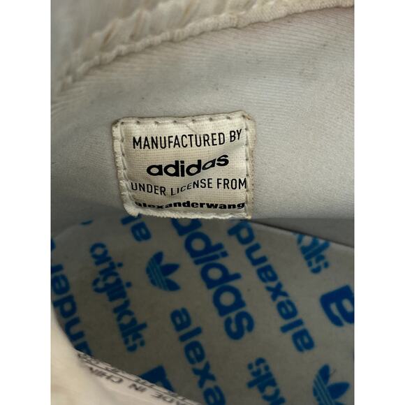 Adidas x Alexander Wang Triple White Bball Sneakers Size 11 Mens - Picture 9 of 9